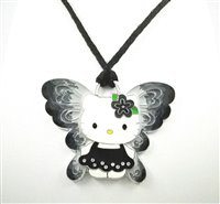 Halskette Hello kitty Kind Butterfly in Silber CF9